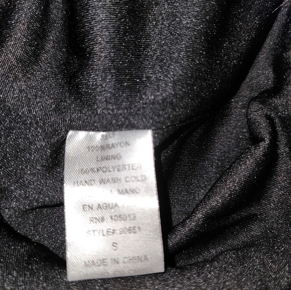 Andree Tunic Dress Small Long Sleeve Tassels Keyhole Neckline Boho Festival - Picture 7 of 7